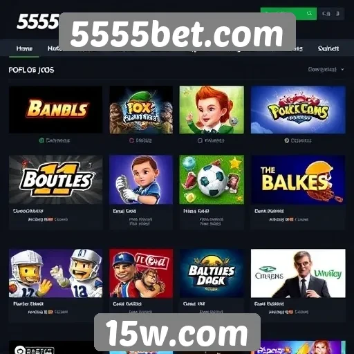 Jogos populares disponíveis no 5555bet